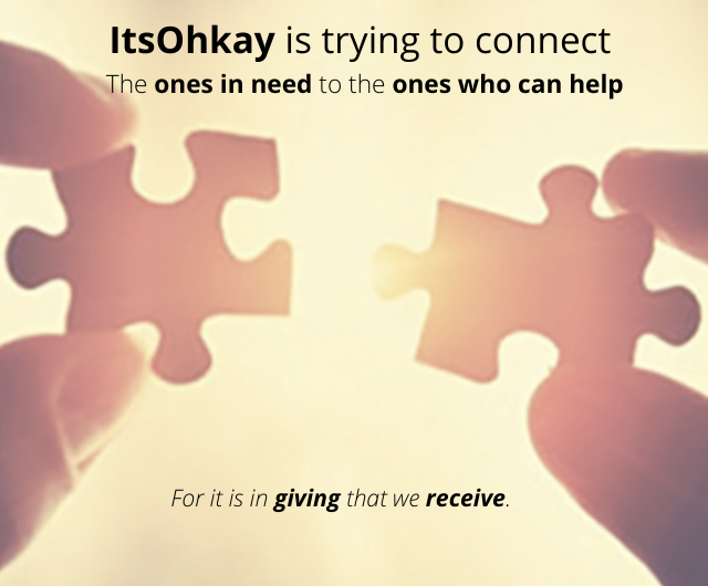 About - connecting ones in need to ones who can help